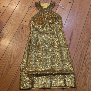 Gold Dress
